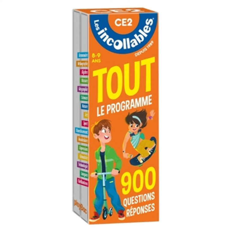 LES INCOLLABLES - TOUT LE PROGRAMME DU CE2 - 8/9 ANS - 900 QUESTIONS REPONSES POUR REVISER EN 2 EVEN - XXX - PRISMA