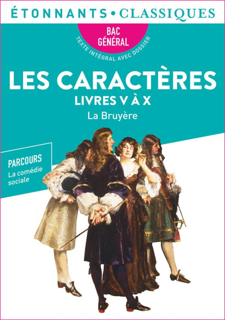 LES CARACTERES, LIVRES V-X - LA BRUYERE - FLAMMARION