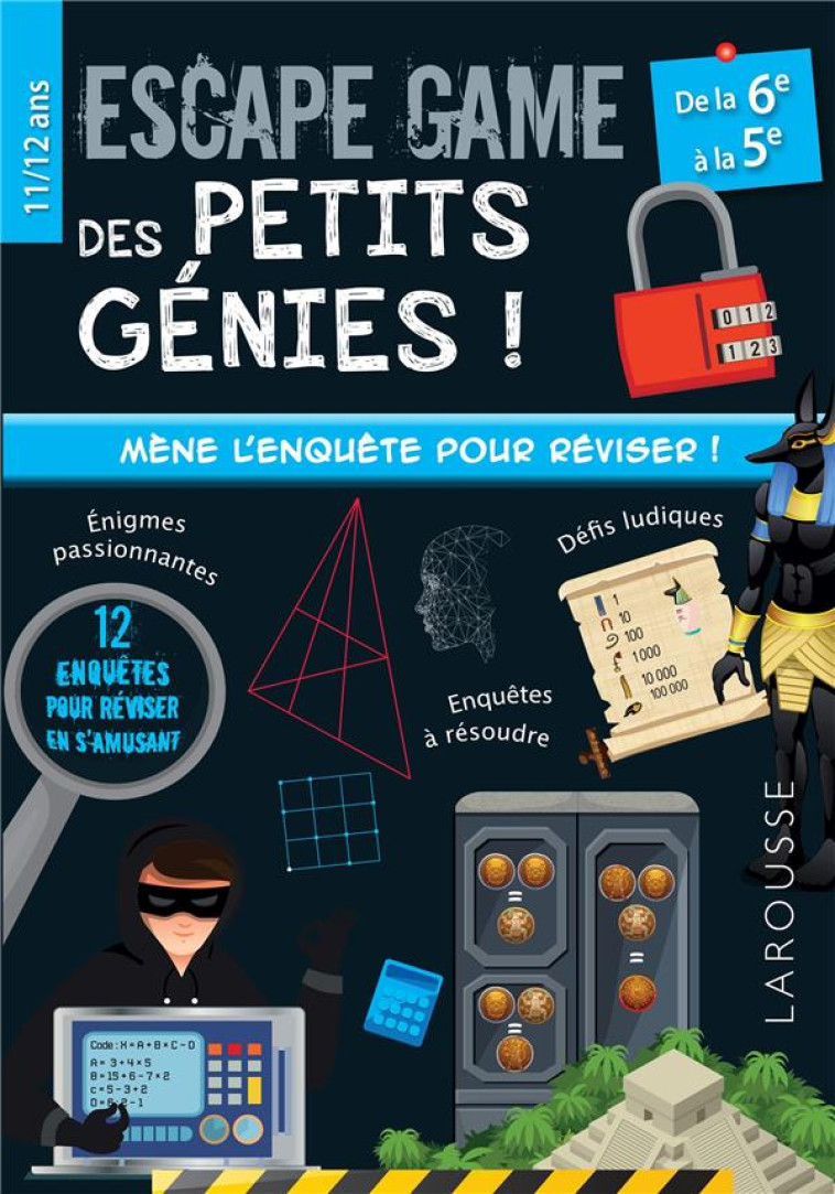 ESCAPE GAME DES PETITS GENIES 6E-5E - DURAND - LAROUSSE