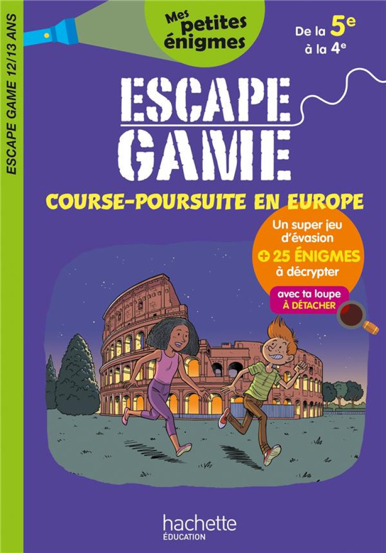 ESCAPE GAME DE LA 5E A LA 4E (12-13 ANS) - LEBRUN/LA FUENTE - HACHETTE