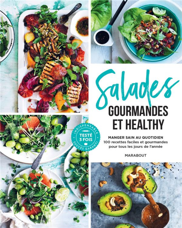 SALADES GOURMANDES ET HEALTHY - ACP - MARABOUT