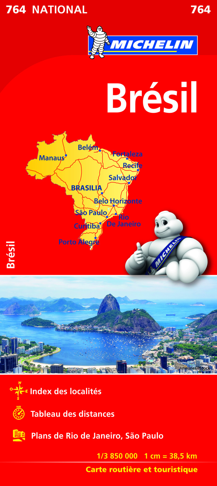 CARTE NATIONALE MONDE - CARTE NATIONALE BRESIL - XXX - MICHELIN