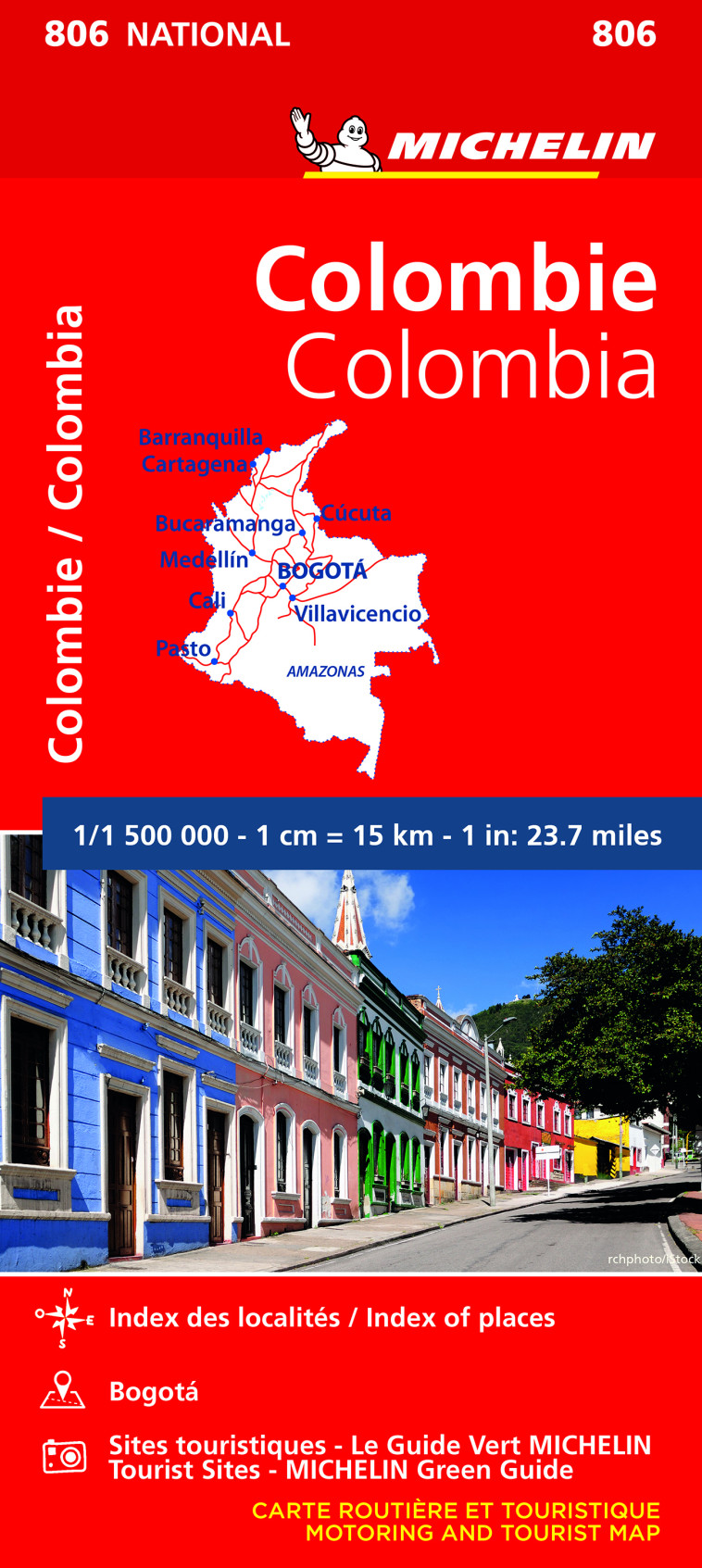 CARTE NATIONALE MONDE - CARTE NATIONALE COLOMBIE - XXX - MICHELIN