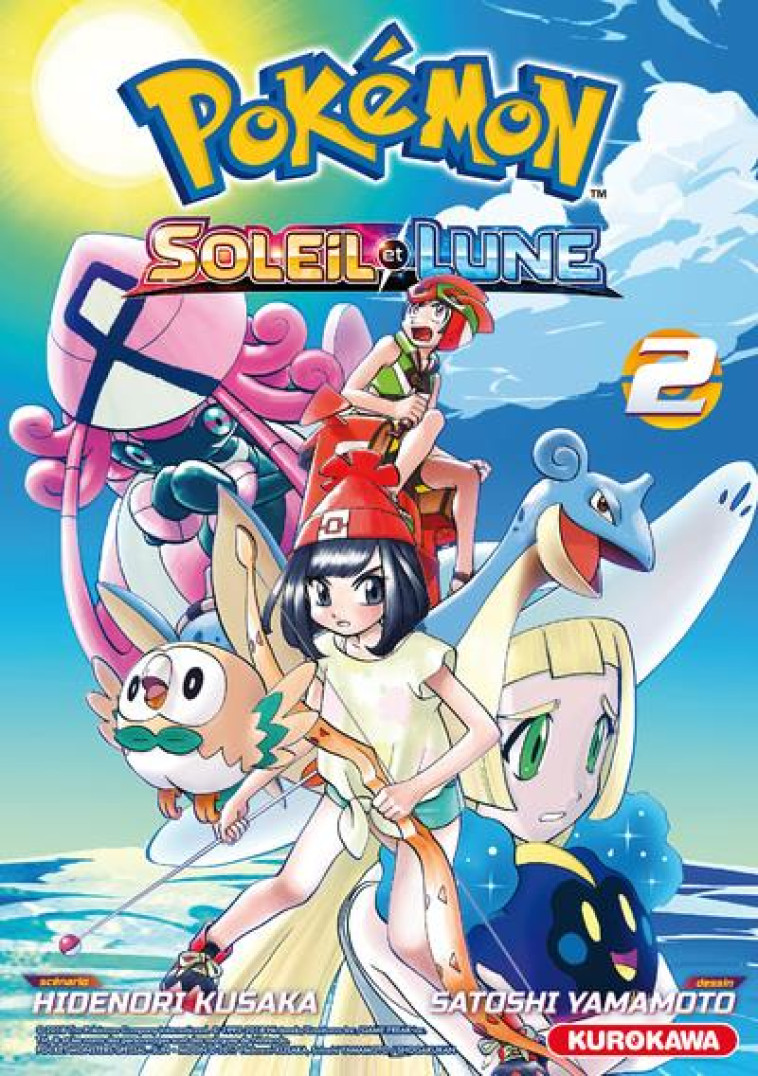 POKEMON SOLEIL ET LUNE - TOME 2 - VOL02 - KUSAKA/YAMAMOTO - KUROKAWA