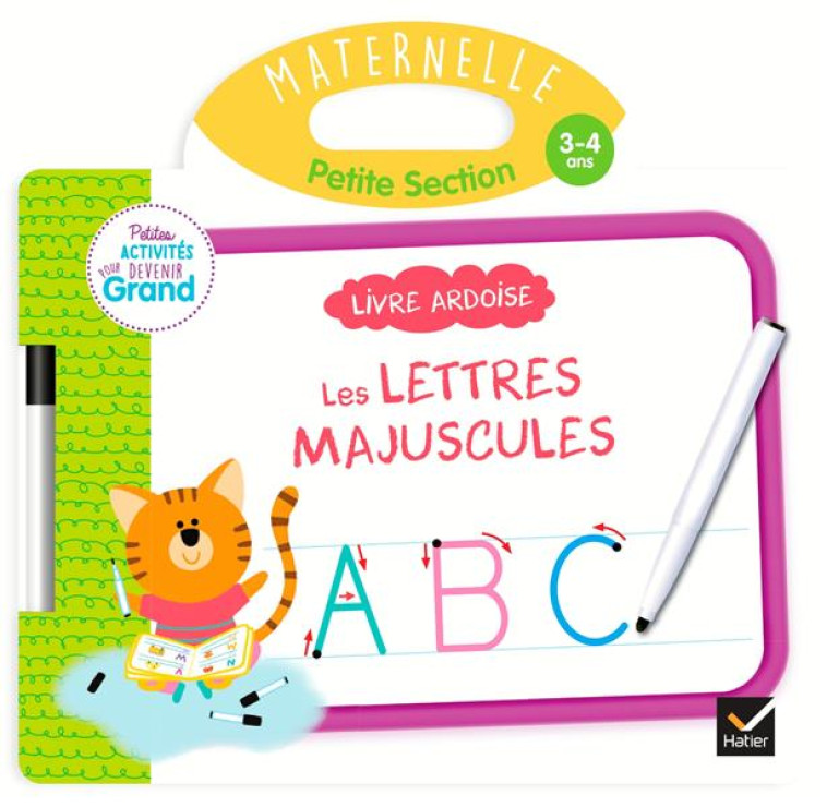 LIVRE ARDOISE - LES LETTRES MAJUSCULES PS - MORNET/MOREY - HATIER SCOLAIRE