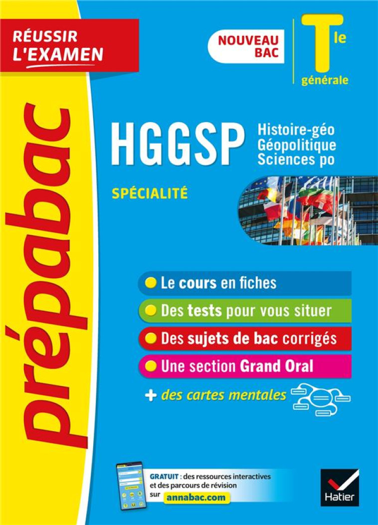 HGGSP TLE GENERALE (SPECIALITE) - PREPABAC REUSSIR L-EXAMEN BAC 2022 - NOUVEAU PROGRAMME DE TERMINAL - CLAVEL/VAN DE WANDEL - HATIER SCOLAIRE