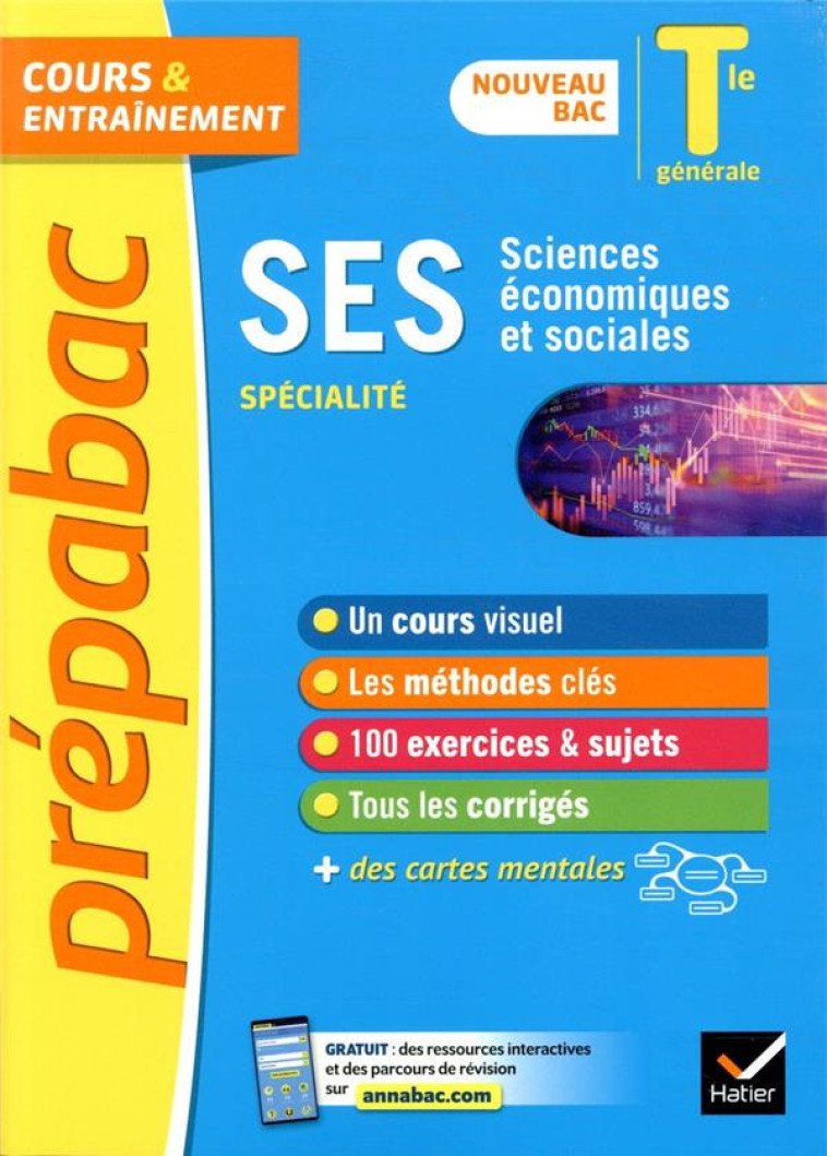 PREPABAC SES TLE GENERALE (SPECIALITE) - BAC 2022 - NOUVEAU PROGRAMME DE TERMINALE - BACHELERIE-MARTEAU - HATIER SCOLAIRE