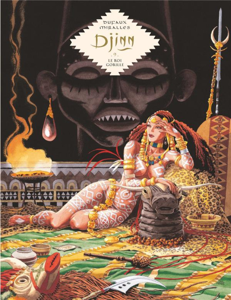 DJINN - TOME 9 - LE ROI GORILLE / EDITION SPECIALE, GRAND FORMAT - DUFAUX JEAN - DARGAUD