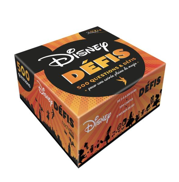 BOITE DEFIS DISNEY - 500 QUESTIONS & DEFIS POUR UNE SOIREE PLEINE DE MAGIE - MASSE RODOLPHE - NC