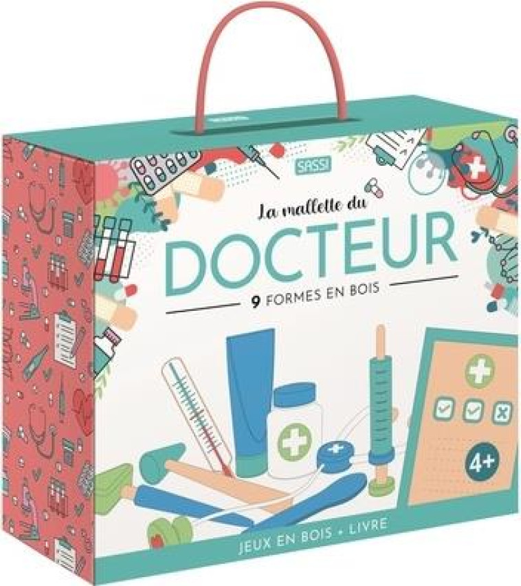 LA MALLETTE DU DOCTEUR - JEUX EN BOIS + LIVRE - PESAVENTO/MANUZZATO - NC