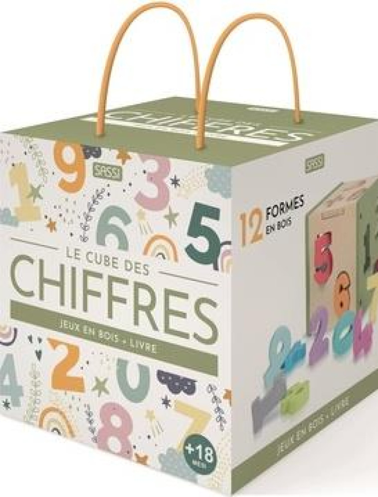 LE CUBE DES CHIFFRES - JEUX EN BOIS + LIVRE - TREVISAN/MANUZZATO - NC