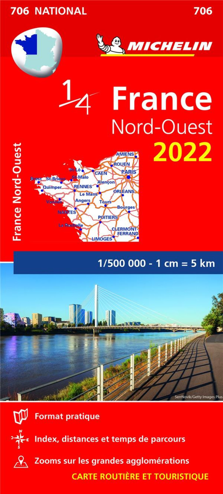 CARTE FRANCE NORD-OUEST 2022 - XXX - MICHELIN