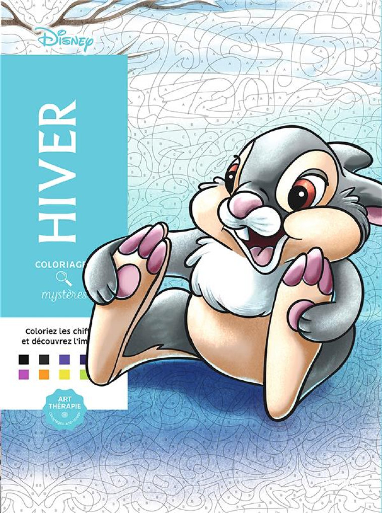 COLORIAGES MYSTERES DISNEY HIVER - KARAM ALEXANDRE - HACHETTE