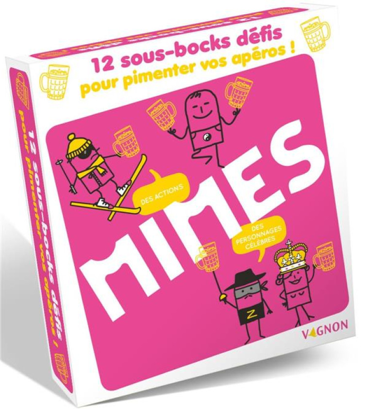 COFFRET SOUS-BOCKS MIMES - VAGNON EDITIONS - NC