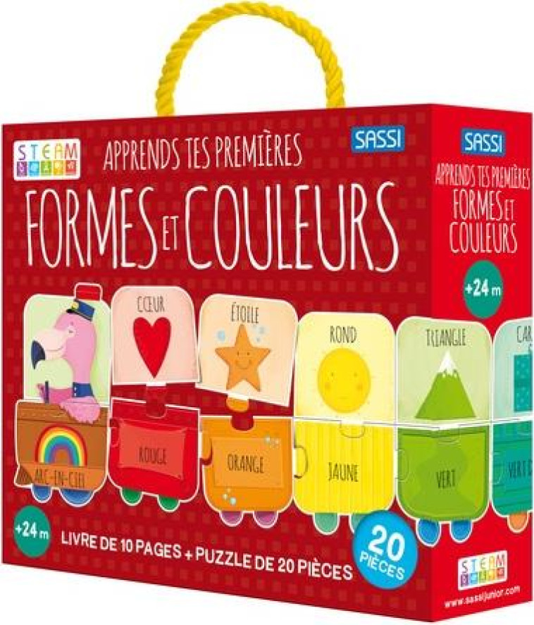 STEAM PUZZLE - APPRENDS TES PREMIERES FORMES ET COULEURS - GAULE MATTEO - NC