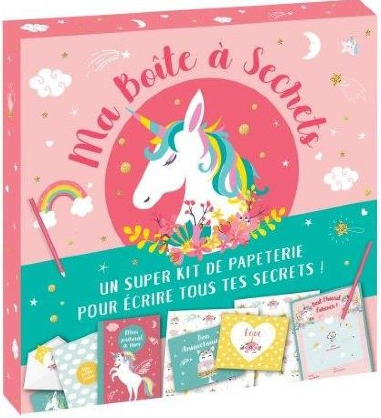 MA BOITE A SECRETS - LICORNES - EDITIONS 365 - NC