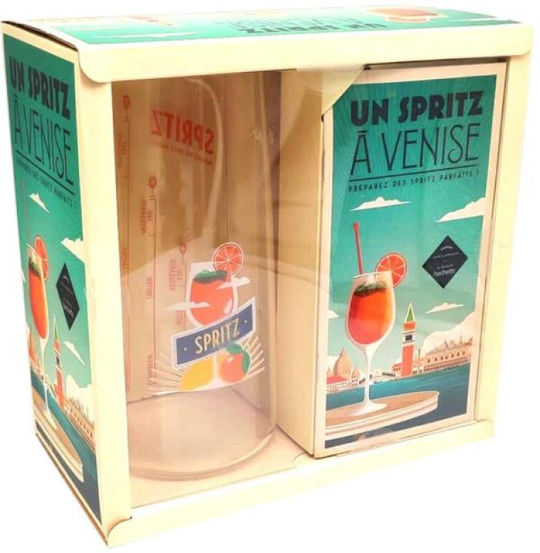 COFFRET UN SPRITZ A VENISE - PREPAREZ DES SPRITZ PARFAITS ! - XXX - HACHETTE