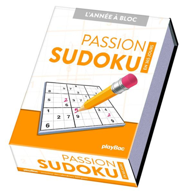 CALENDRIER SUDOKU EN 365 JOURS - L-ANNEE A BLOC - XXX - NC