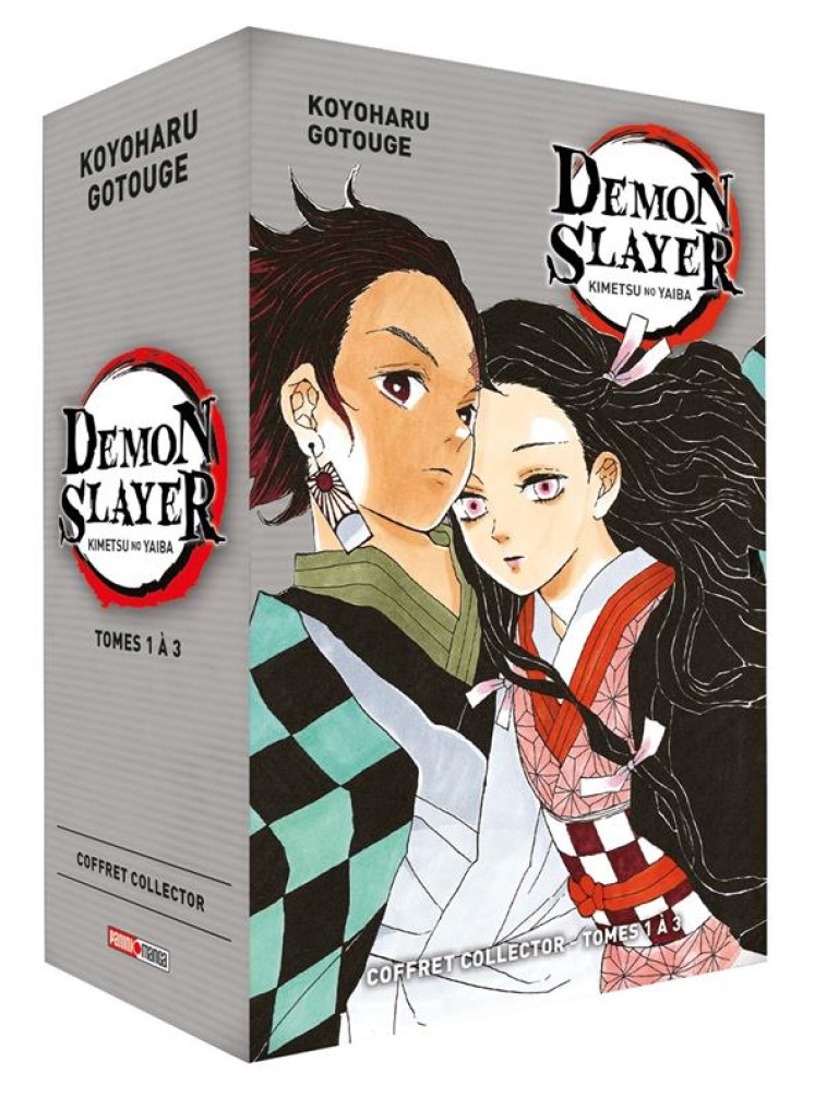 COFFRET DEMON SLAYER T01 A T03 - XXX - PANINI