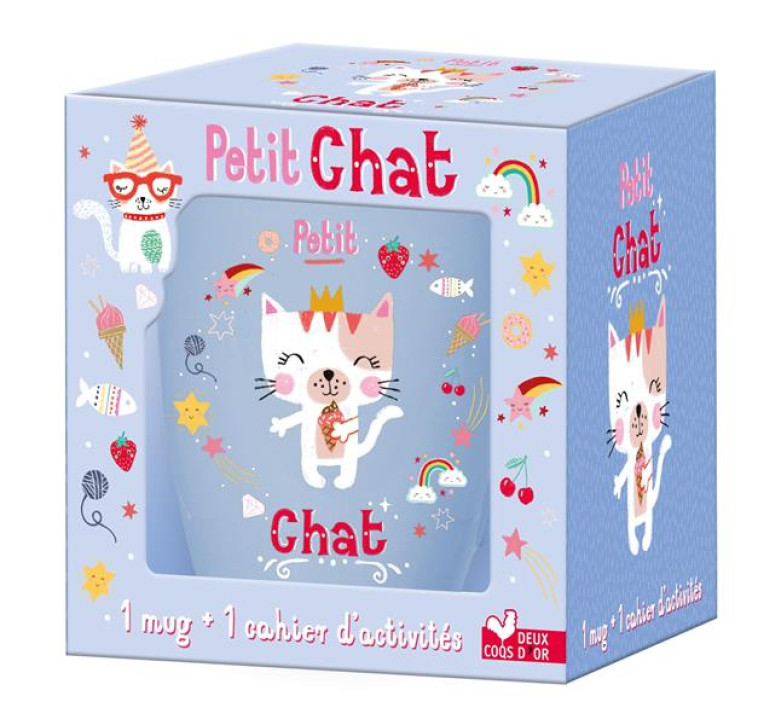 PETIT CHAT - COFFRET AVEC MUG - ANGLICAS LOUISE - HACHETTE