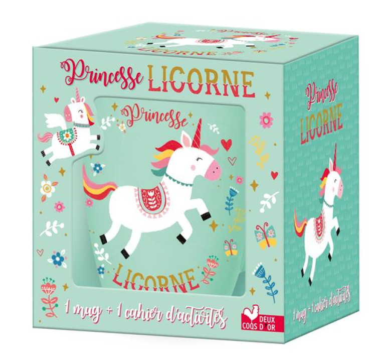 PRINCESSE LICORNE - COFFRET AVEC MUG - ANGLICAS LOUISE - HACHETTE