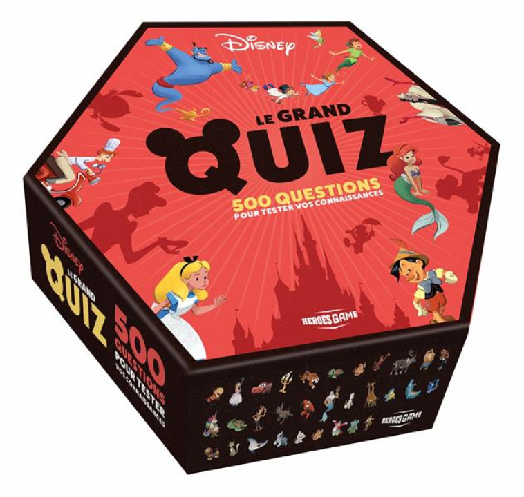 BOITE LE GRAND QUIZ DISNEY TOME 2 - 500 QUESTIONS POUR TESTER VOS CONNAISSANCES - AUMONT MARC - NC