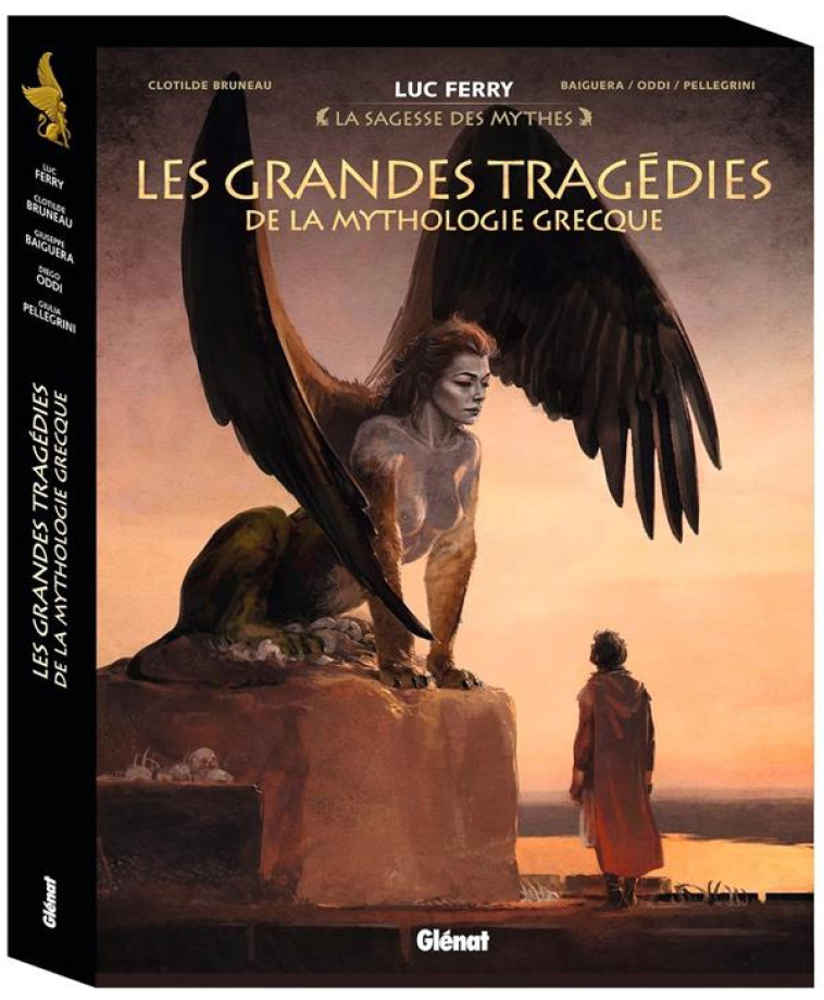 LES GRANDES TRAGEDIES DE LA MYTHOLOGIE GRECQUE - OEDIPE / ANTIGONE / DEDALE ET ICARE - BRUNEAU/BAIGUERA - GLENAT