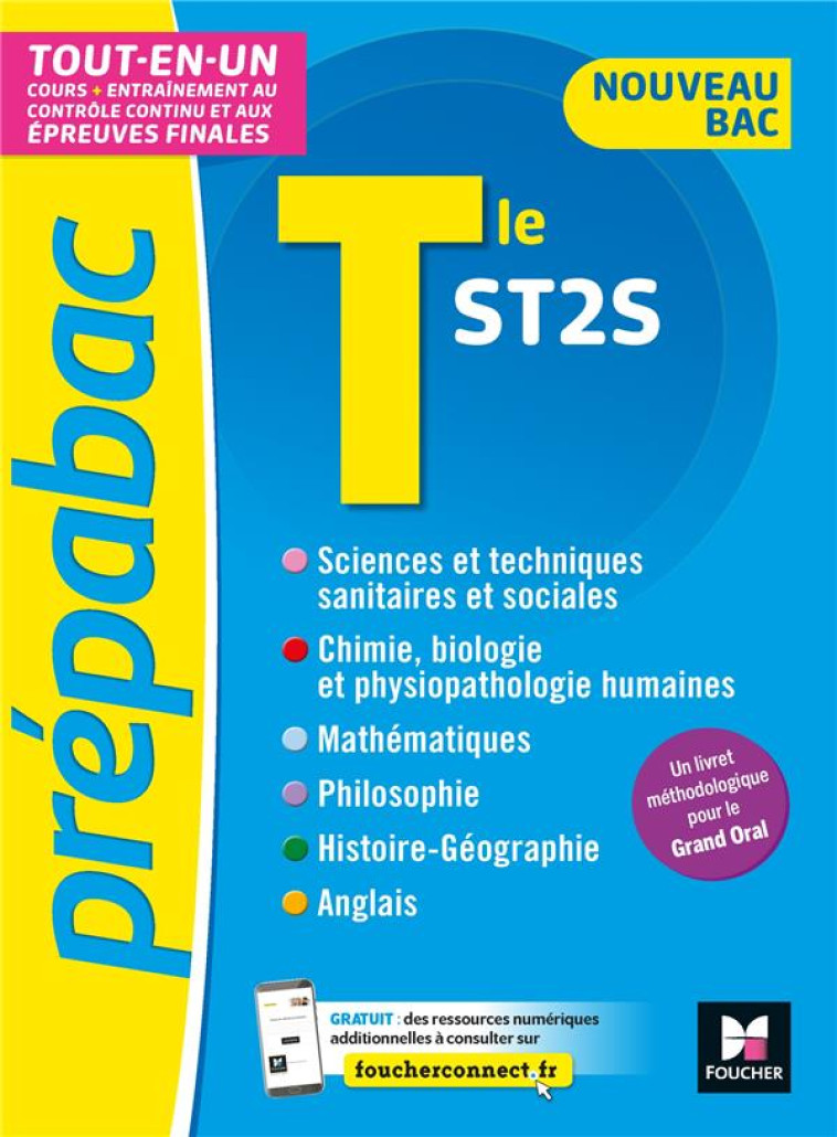 PREPABAC - TOUTE LA TERMINALE ST2S - BAC 2022 - CONTROLE CONTINU ET EPREUVES FINALES - REVISION - BEBERT-MION/BURROWES - FOUCHER