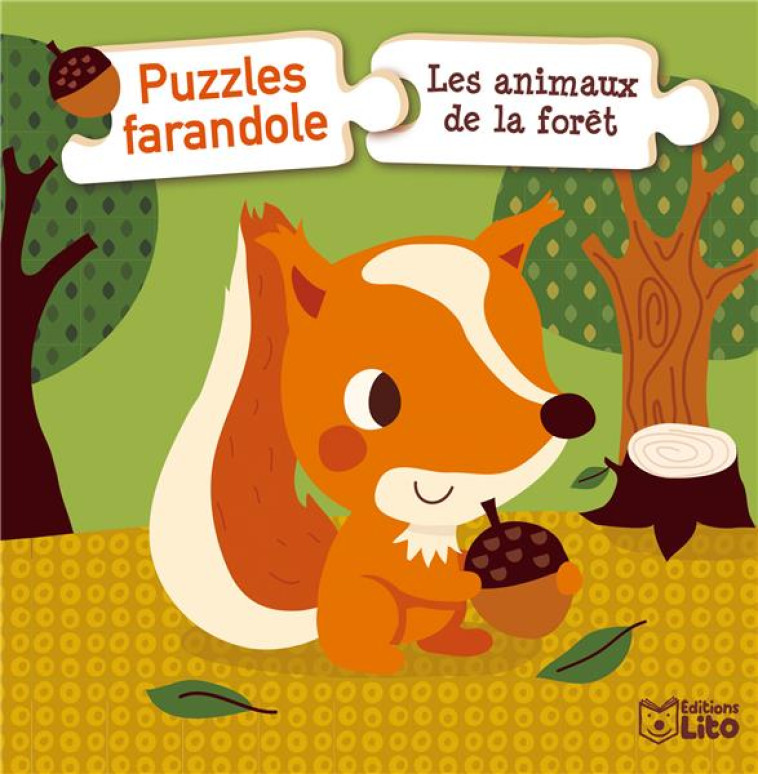 PUZZLES FARANDOLE - LES ANIMAUX DE LA FORET - XXX - LITO