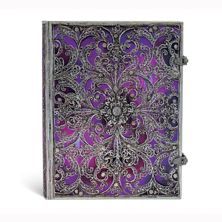 CARNET A COUVERTURE RIGIDE AUBERGINE - ULTRA - LIGNE - 240 P. - XXX - PAPERBLANKS