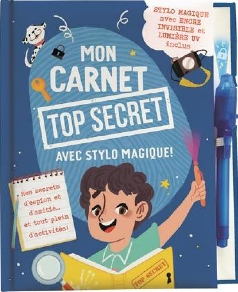 MON CARNET TOP SECRET MES SECRETS D-ESPION ET D-AMITIE - COLLECTIF - NC