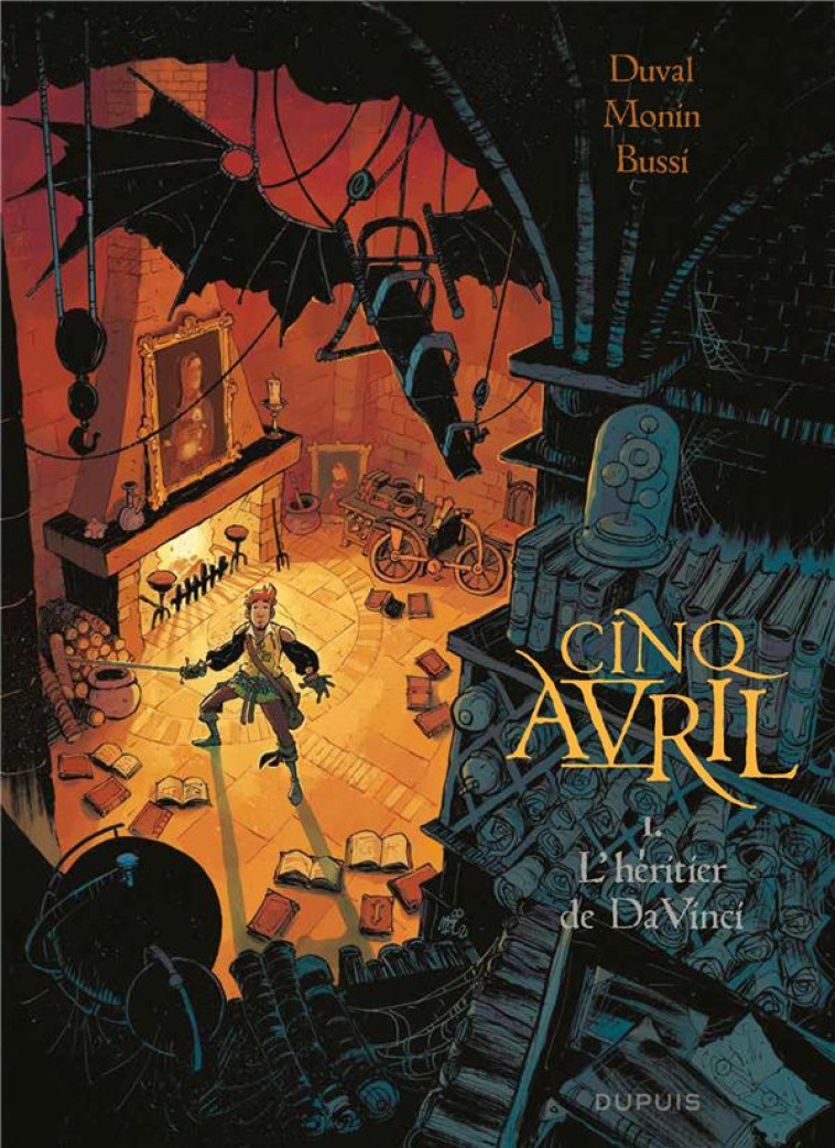 CINQ AVRIL - TOME 1 - L-HERITIER DE DA VINCI - DUVAL FRED/MONIN NOE - DUPUIS