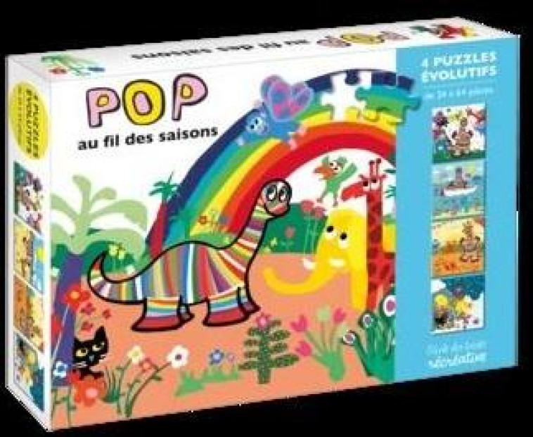 POP AU FIL DES SAISONS ! 4 PUZZLES EVOLUTIFS - BISINSKI/SANDERS - NC