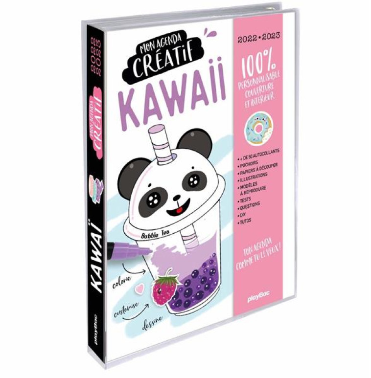 AGENDA SCOLAIRE DIY KAWAI 2022-2023 - XXX - NC