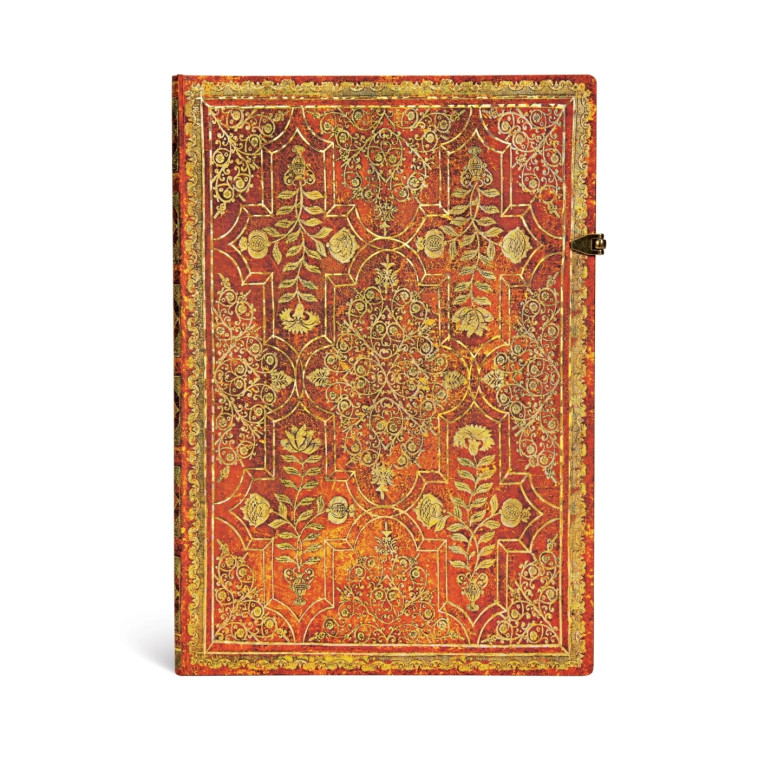 CARNET A COUVERTURE RIGIDE PLAQUEMINIER - GRAND - NON LIGNE - 128 P. - XXX - PAPERBLANKS