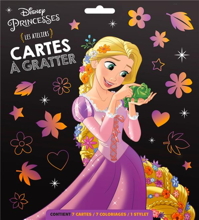 DISNEY PRINCESSES - ATELIERS DISNEY - POCHETTE PLATE - CARTES A GRATTER - XXX - HACHETTE