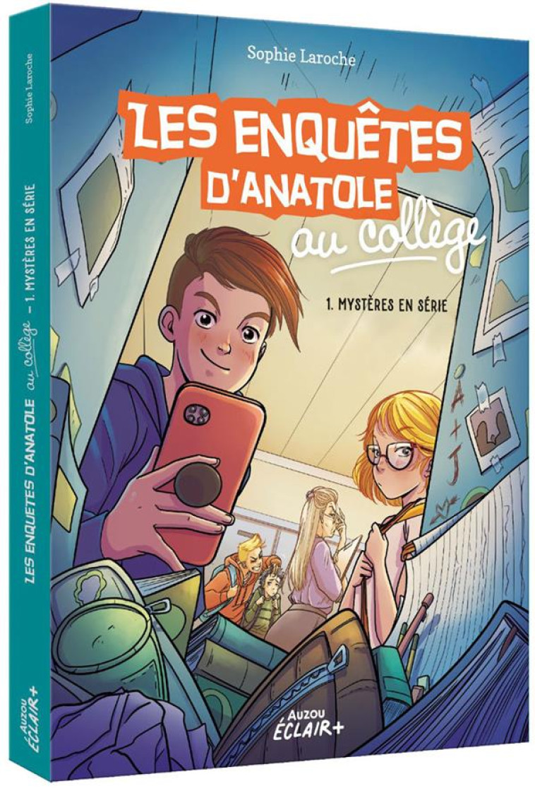 ANATOLE BRISTOL - LES ENQUETES D'ANATOLE AU COLLEGE TOME 1 - MYSTERES EN SERIE - SOPHIE LAROCHE - PHILIPPE AUZOU