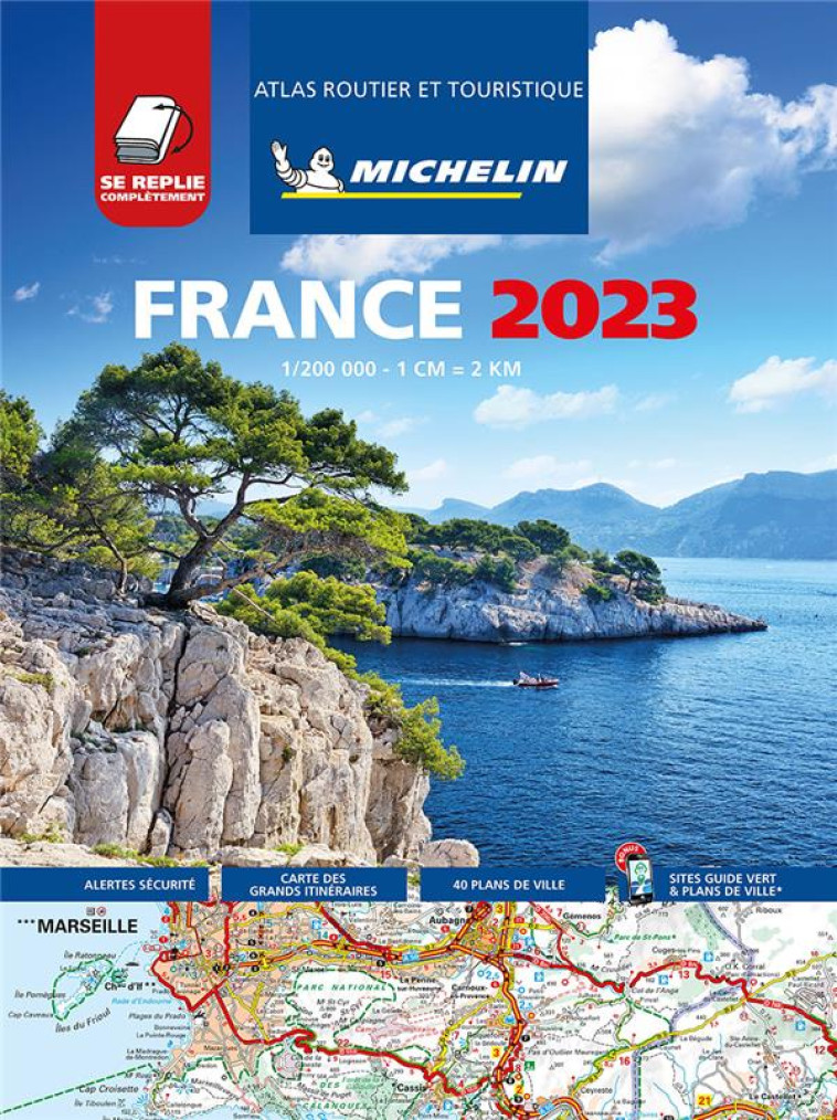 ATLAS ROUTIER FRANCE 2023 - TOUS LES SERVICES UTILES (A4-MULTIFLEX) - XXX - MICHELIN