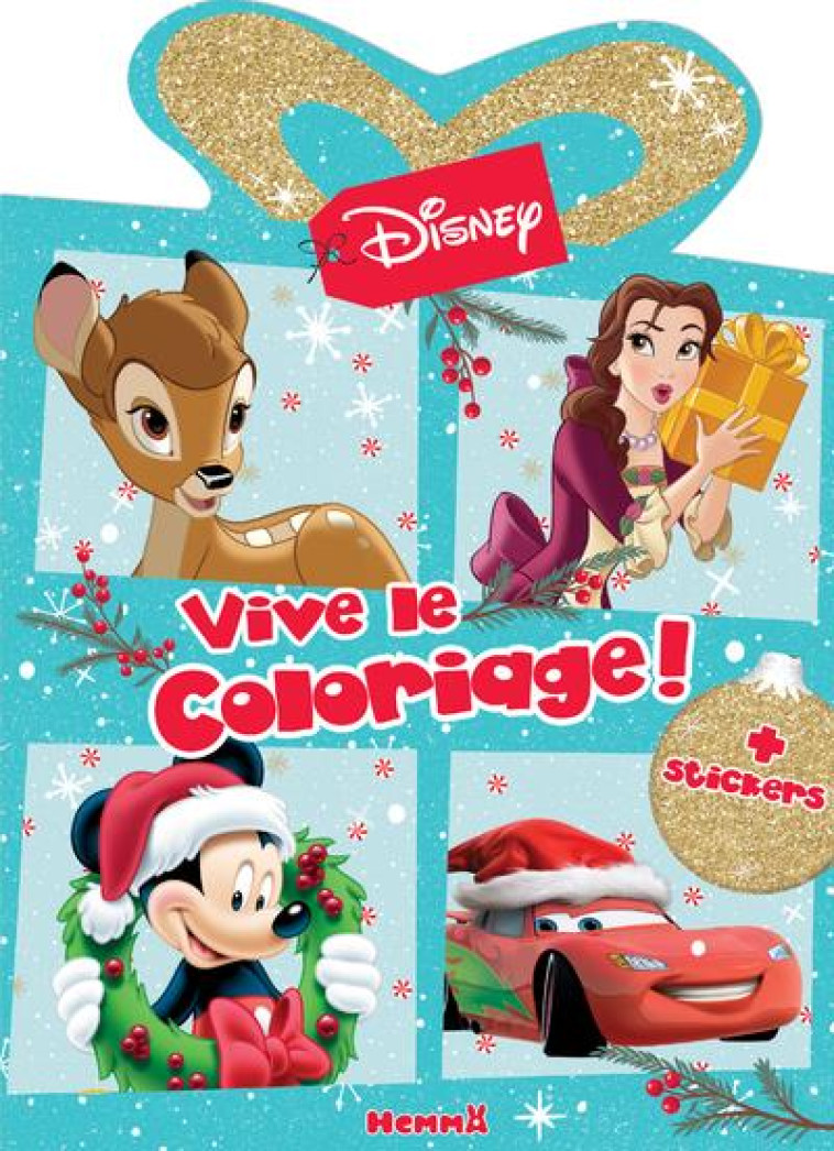 DISNEY - VIVE LE COLORIAGE ! (NOEL-HIVER) - COLLECTIF - HEMMA