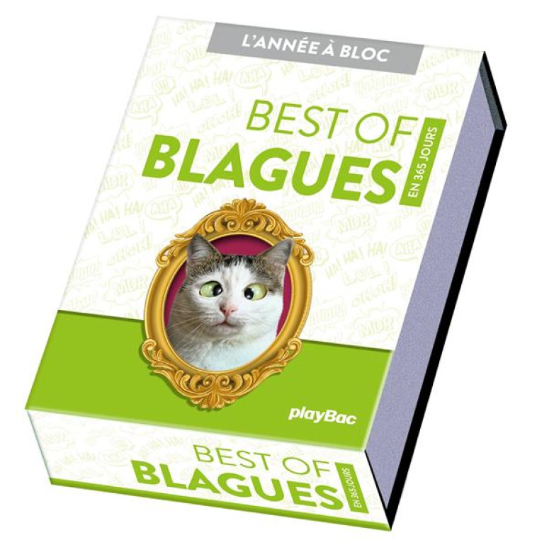 CALENDRIER BEST OF BLAGUES EN 365 JOURS - L'ANNEE A BLOC - PLAYBAC EDITIONS - PRISMA