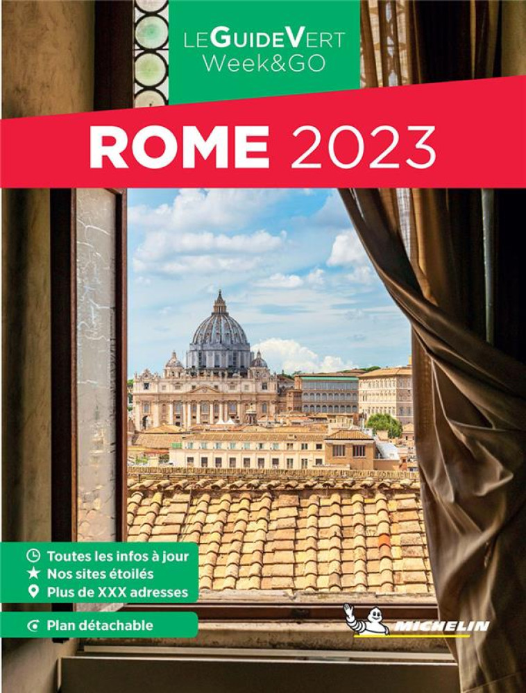 GUIDE VERT WEEK&GO ROME 2023 - XXX - MICHELIN