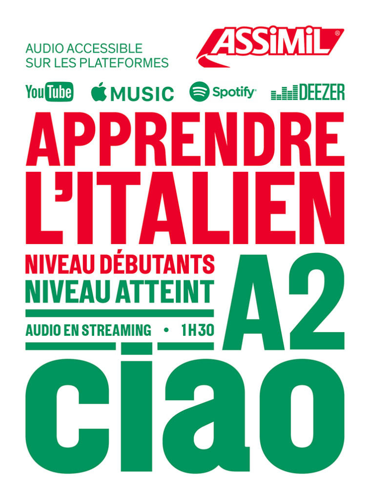 APPRENDRE L-ITALIEN -  BENEDETTI FEDERICO - ASSIMIL