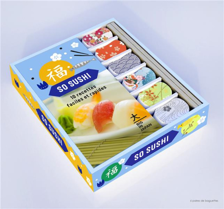 COFFRET SO SUSHIS - SECRETS DE FABRICATION ET RECETTES - XXX - HACHETTE