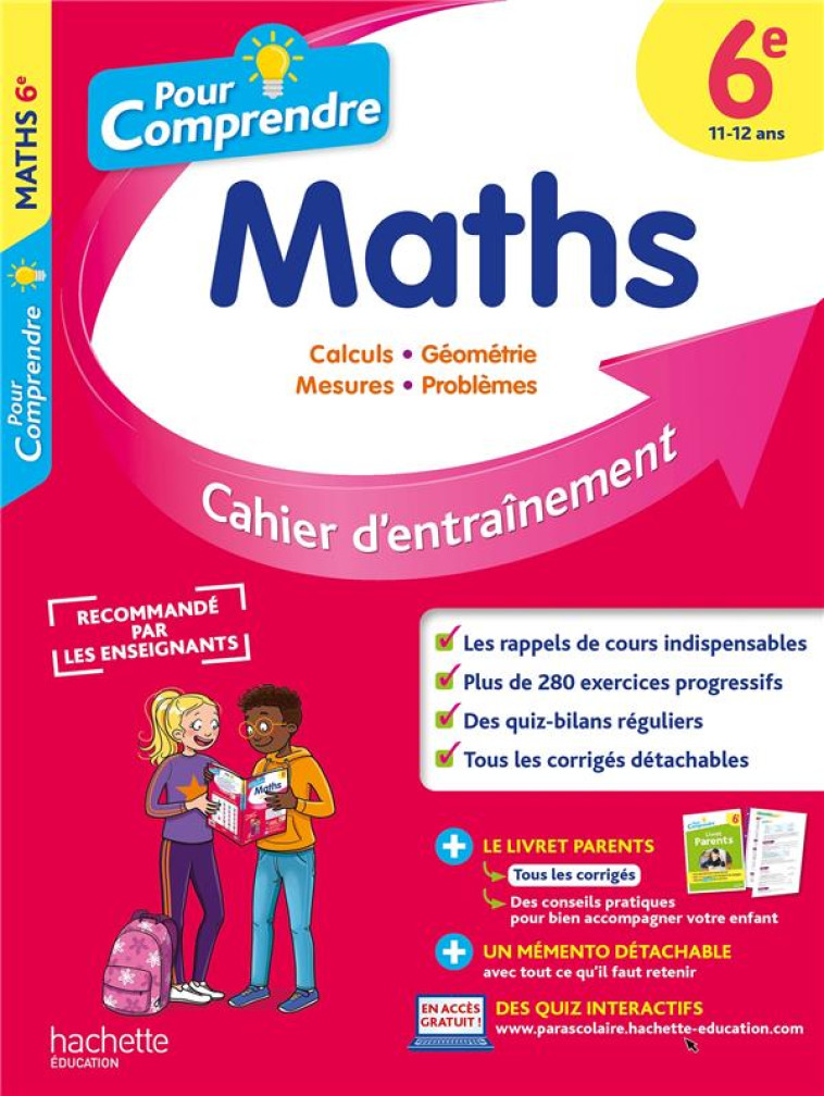 POUR COMPRENDRE MATHS 6E - ROUSSEAU/CLAMART - HACHETTE