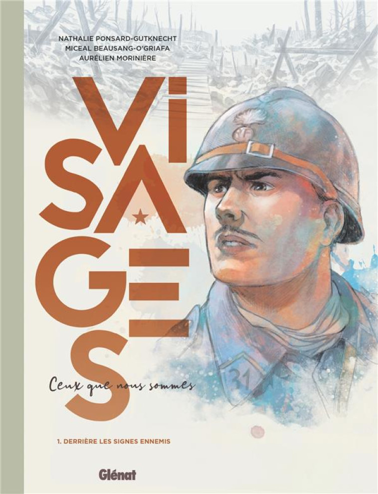 VISAGES - CEUX QUE NOUS SOMMES - TOME 01 - DERRIERE LES SIGNES ENNEMIS - PONSARD-GUTKNECHT - GLENAT