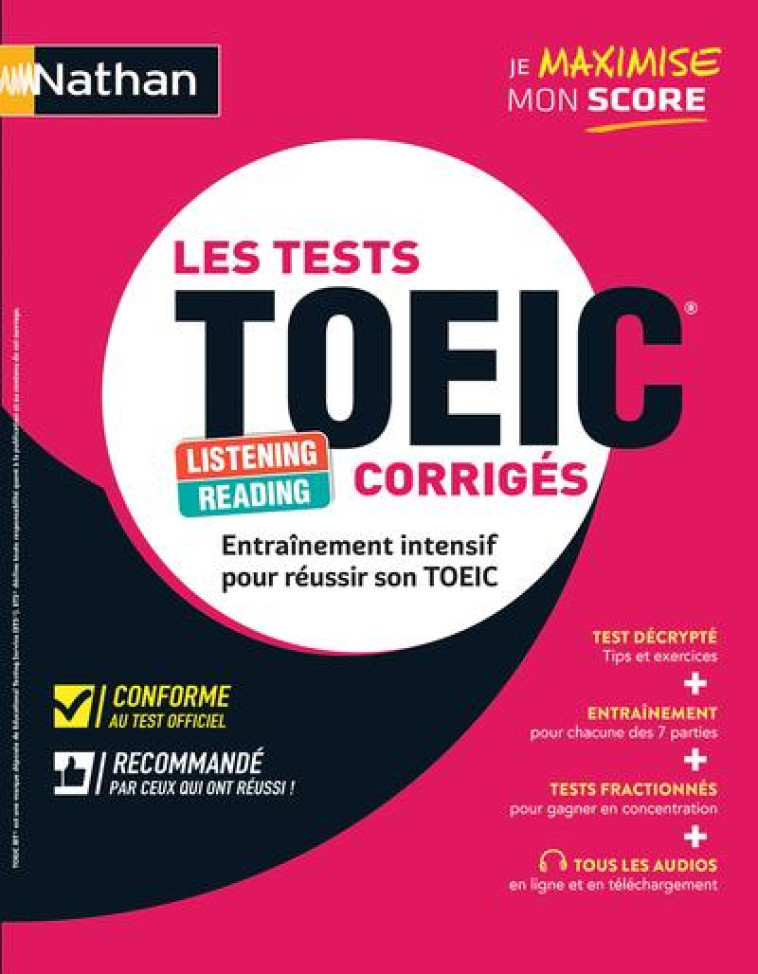 LES TESTS TOEIC CORRIGES 2023 - LEITCH/MURDOCH STERN - CLE INTERNAT