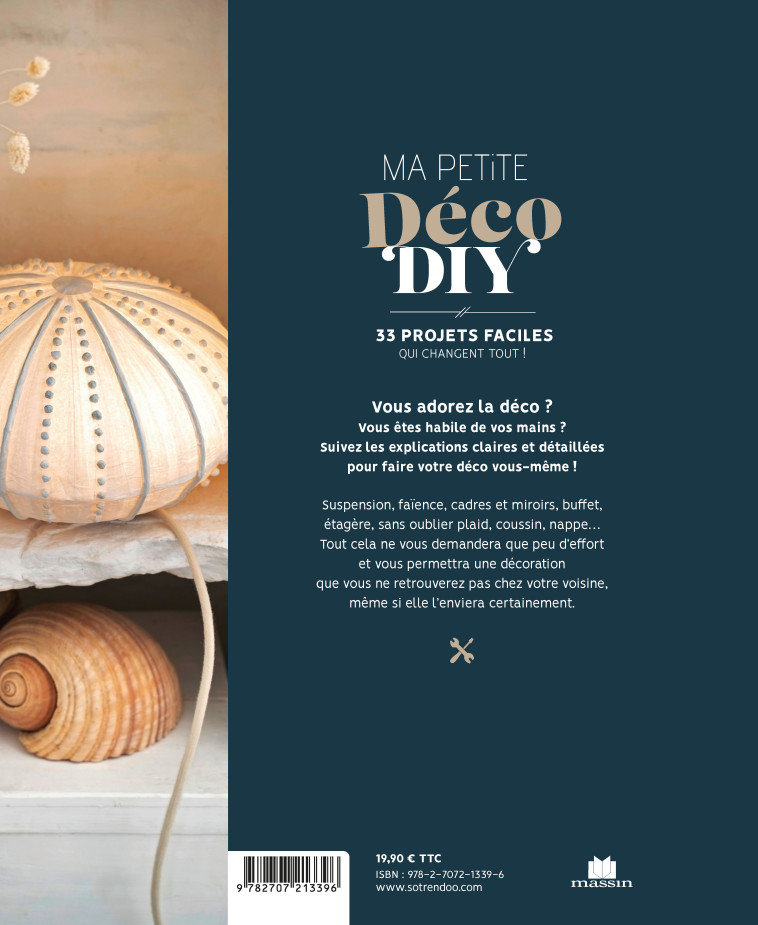 MA PETITE DECO DIY, 33 PROJETS FACILES QUI CHANGENT TOUT ! - XXX - CHARLES MASSIN