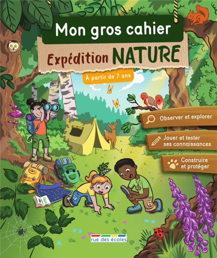 MON GROS CAHIER - EXPEDITION NATURE, A PARTIR DE 7 ANS - COLLECTIF - ANNALES-RDECOLE