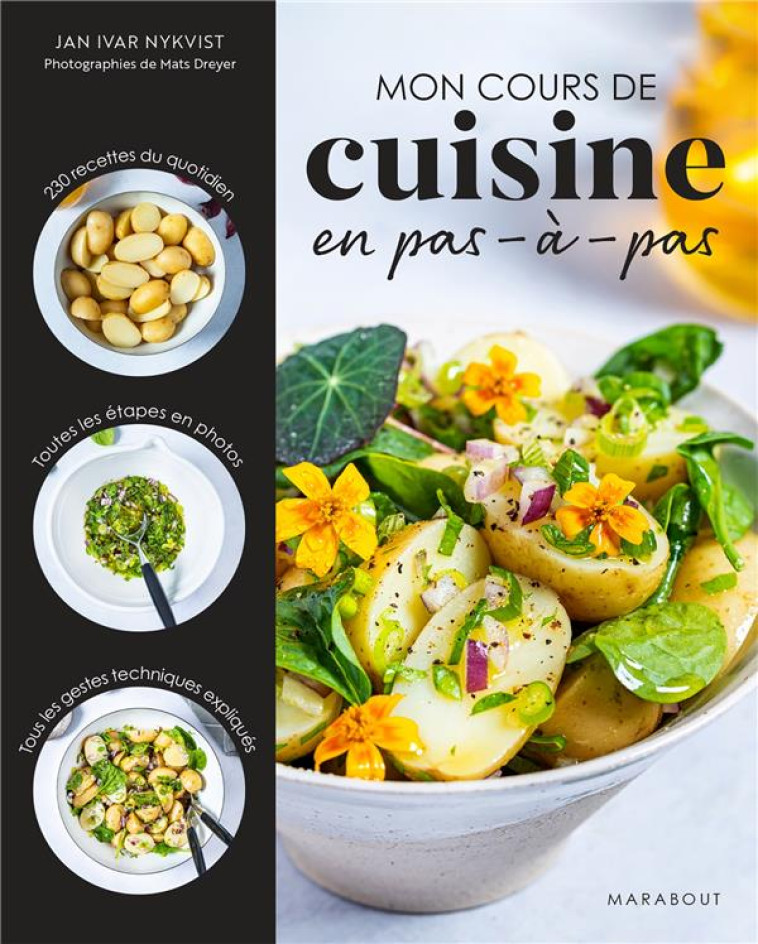 MON COURS DE CUISINE EN PAS-A-PAS - NYKVIST JAN IVAR - MARABOUT