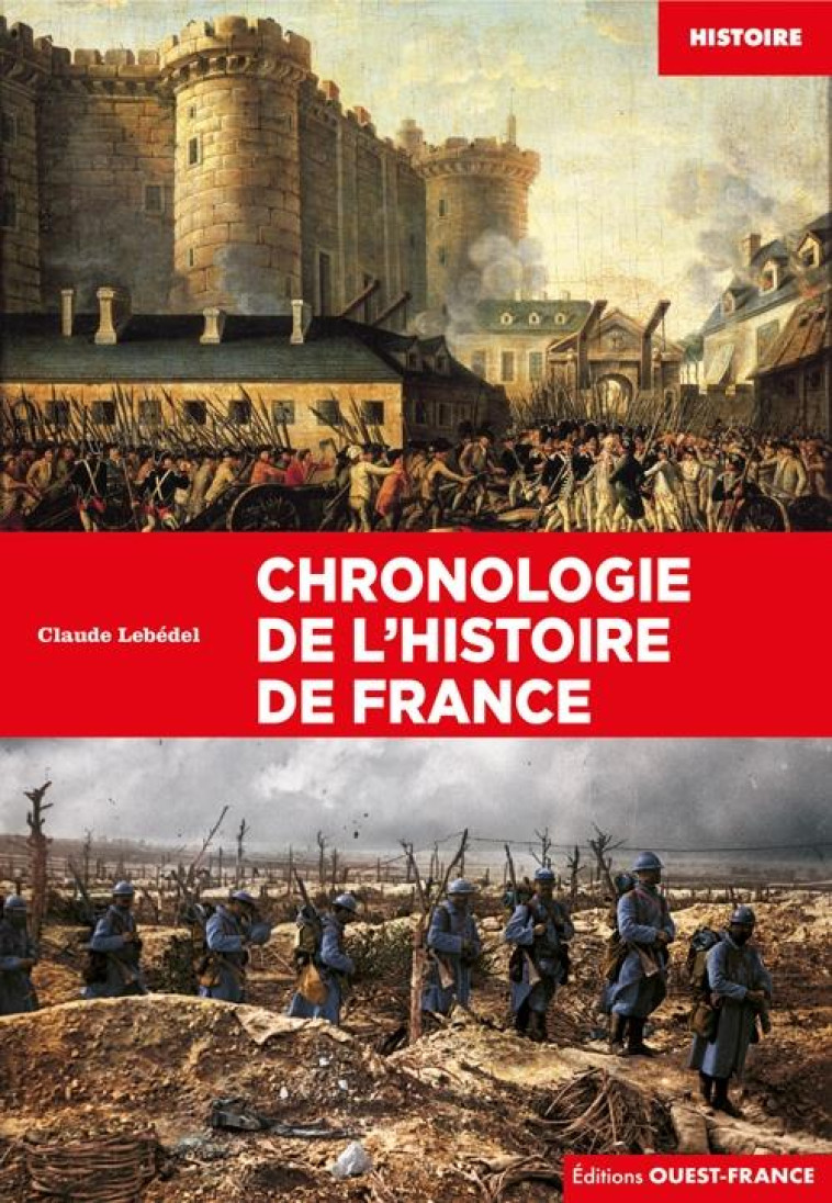 CHRONOLOGIE DE L'HISTOIRE DE FRANCE - LEBEDEL CLAUDE - OUEST FRANCE